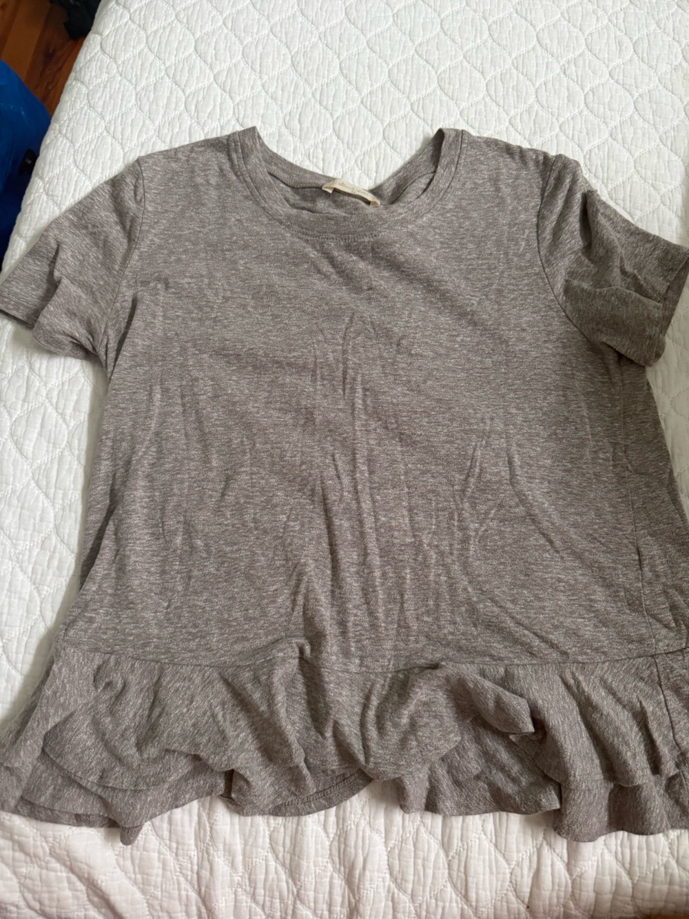 Altar'd State Heathered Taupe Knit Top